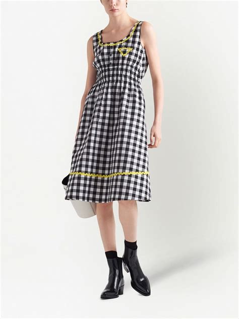 prada gingham|best gingham dresses.